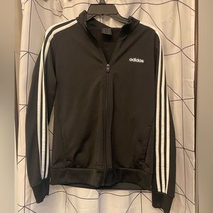 Adidas Women's Essentials Tricot Track Jacket Black Sz M